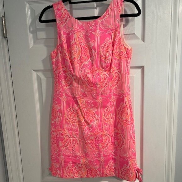 Lily Pulitzer Mila Shift Dress - Pink Flamingo Print - Size 2 - Picture 1 of 4